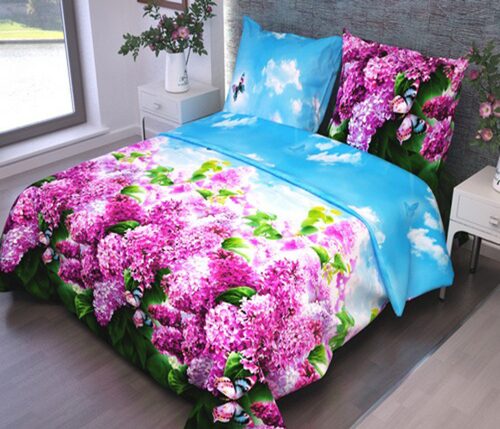Цветы на постельном белье